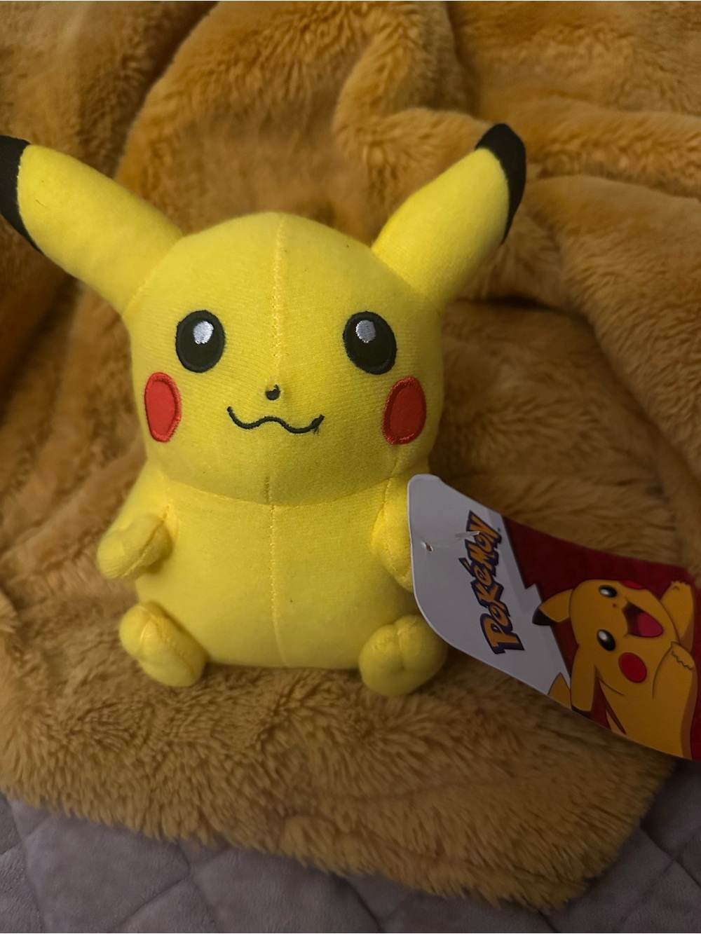 Pikachu Plush Toy - Yellow Soft Stuffed Character